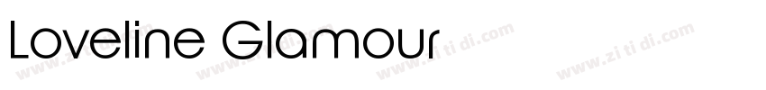 Loveline Glamour字体转换
